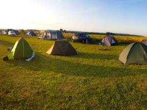 Another lovely day begins at our West Norfolk coastline campsite, just a short walk away from the beach