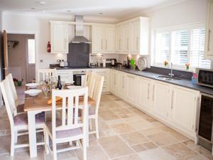 Kitchen area of Mulligan self-catering property in Hunstanton, west Norfolk.