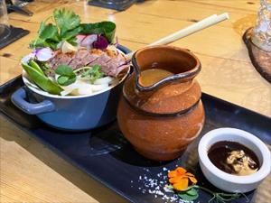 Superb menu options available at The Rose & Crown in Harpley, west Norfolk.