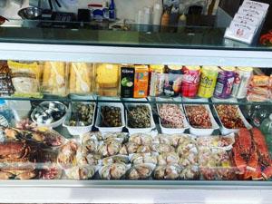 Seafood served at The Crab Hut in Brancaster Staithe, west Norfolk.