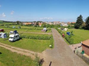 Pitches at Deepdale Camping in west Norfolk.