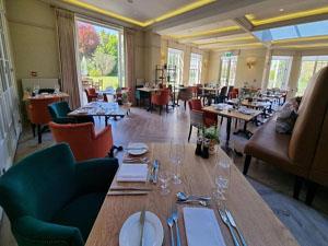 The dining area at Congham Hall restaurant in west Norfolk.