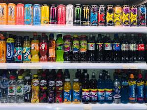 Delicious cold beverages on sale at West Winch Village Stores in King's Lynn, west Norfolk.