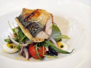 Delicious dishes served at Congham Hall restaurant in west Norfolk.