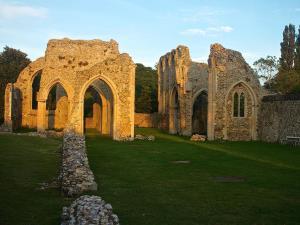 Creake Abbey ruins in west Norfolk.