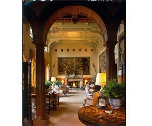 The interior of Sandringham House in west Norfolk.