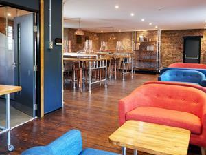 A spacious, modern interior inside Whatahoot Gin Distillery in King's Lynn, west Norfolk.