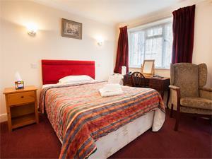 A double bedroom inside The Grange Hotel in King's Lynn, west Norfolk.