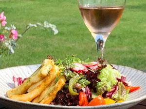 Delicious fresh dishes served at The Rose & Crown in west Norfolk.