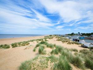 Old Hunstanton Beach, west Norfolk.