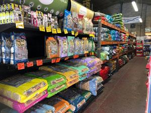 Goods available to purchase at Goldings Feeds and Nursery