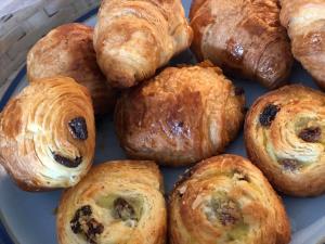Continental breakfast selection at Belle Vue Guest House in Denver near Downham Market.