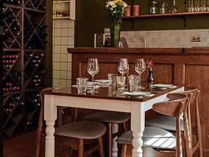 Beautiful interior inside The Old Bank Bistro in Snettisham, west Norfolk.
