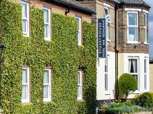 Exterior of Stuart House Hotel Restaurant in King's Lynn, west Norfolk.