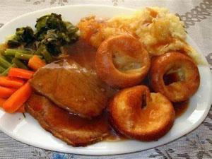 A delicious roast dinner served at Cafe Roasta in King's Lynn.