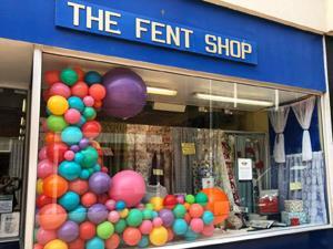 Exterior of The Fent Shop in King's Lynn, west Norfolk.
