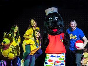 Mascot Sidney and the SuperStars at Searles Leisure Resort in Hunstanton, west Norfolk.