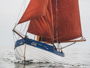 Traditional sailing and rowing in west Norfolk waters.