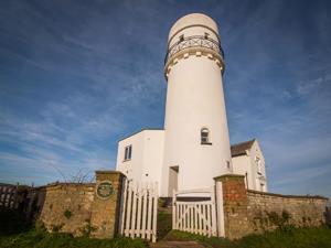 The Old Lighthouse in Old Hunstanton, west Norfolk.