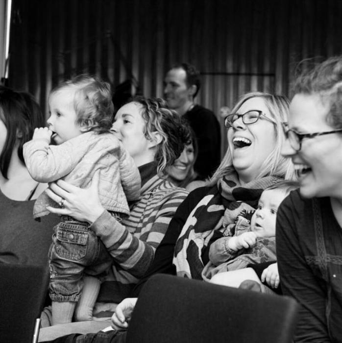 Screaming With Laughter - Parent And Baby Comedy