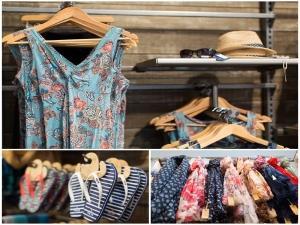 Clothes on sale at Dalegate Market at Burnham Deepdale.