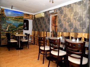 The dining area in Cafe Roasta in King's Lynn.