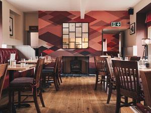 The dining room area of Middletons Steakhouse and Grill.