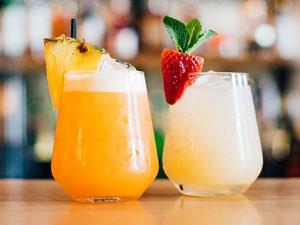 Delicious fruity cocktails served at Middletons Steakhouse and Grill.