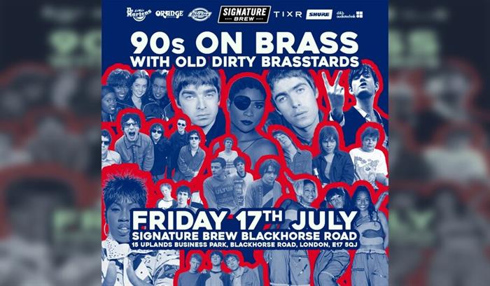 90s On Brass - Old Dirty Brasstards | London at Signature Brew