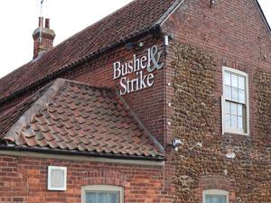 The exterior of Bushel & Strike in Heacham.
