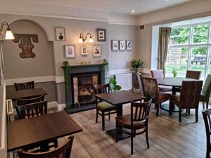 Dining area inside Thaxters Coffee Shop & Garden Centre in west Norfolk.