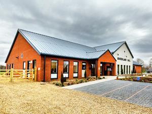 Exterior shot of Marshland Hall and Tearoom in Marshland, west Norfolk.