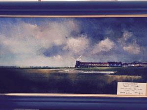 Artwork on display at Grapes Picture Framing and Gallery in west Norfolk.