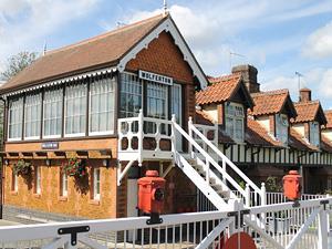 The train station at Wolferton in west Norfolk.