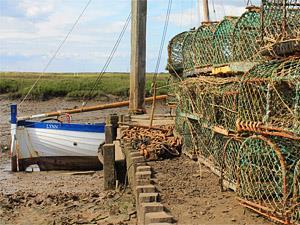 Along the beach at Brancaster Staithe.
