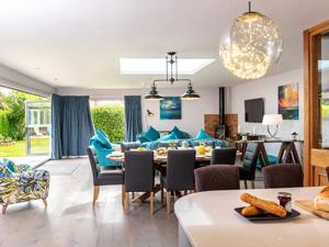 Fantastic kitchen and dining area inside self-catering property Sea Folly in Hunstanton, west Norfolk.