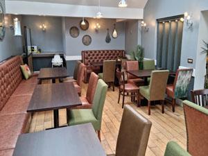 Dining area inside Thaxters Coffee Shop & Garden Centre in west Norfolk.