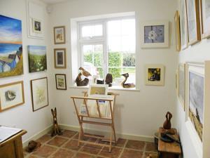 Gallery showcasing fantastic local art at The Garage Studio in Ringstead, west Norfolk.