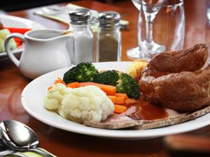 Delicious roast dinners served at The Mariner in Old Hunstanton, west Norfolk.