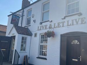 Exterior of Live and Let Live in Downham Market, west Norfolk.