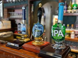 Beers and lagers on tap at Live and Let Live, Downham Market.