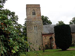 The village church at Runcton Holme.