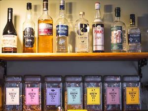 Great selection of drinks available inside The Old Bank Bistro in Snettisham, west Norfolk.