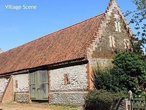 A Dersingham village scene in west Norfolk.