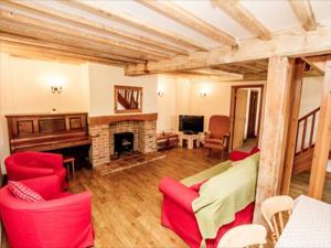 The cosy Bowl Barn at Church Farm Barns in Bircham Newton.