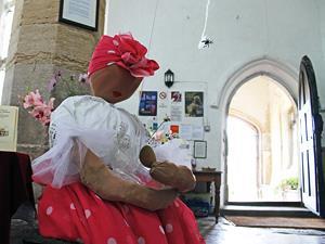 The regular village Scarecrow festival at Wiggenhall St Mary Magdalen in west Norfolk.