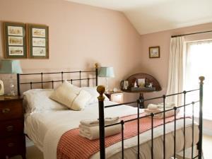 Double bedroom at The Dabbling Duck in Great Massingham, west Norfolk.