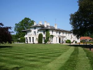 An exterior shot of Congham Hall Country House Hotel in west Norfolk.
