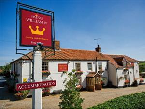 Exterior of The King William IV in west Norfolk.