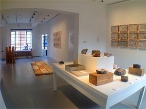 Interior of GroundWork Gallery in King's Lynn, west Norfolk.